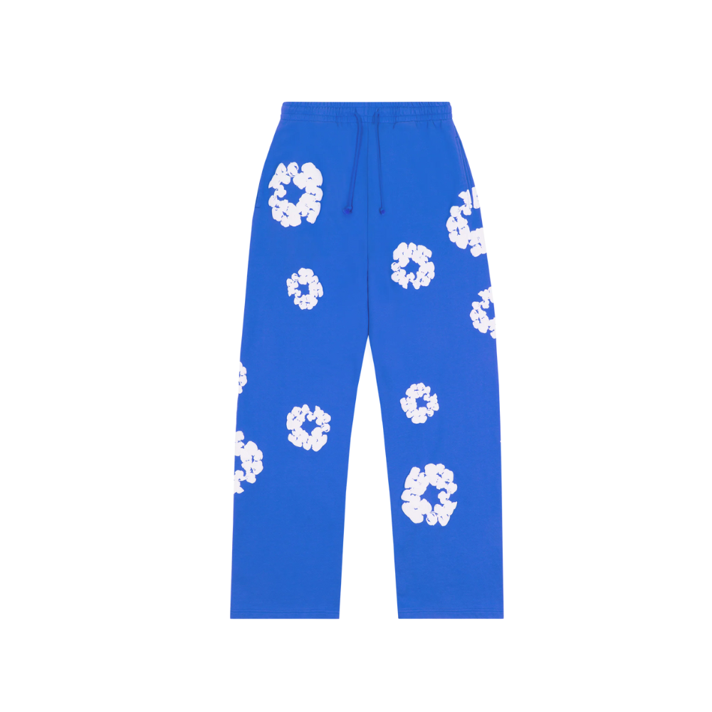 Denim Tears Cotton Wreath Blue Sweatpants